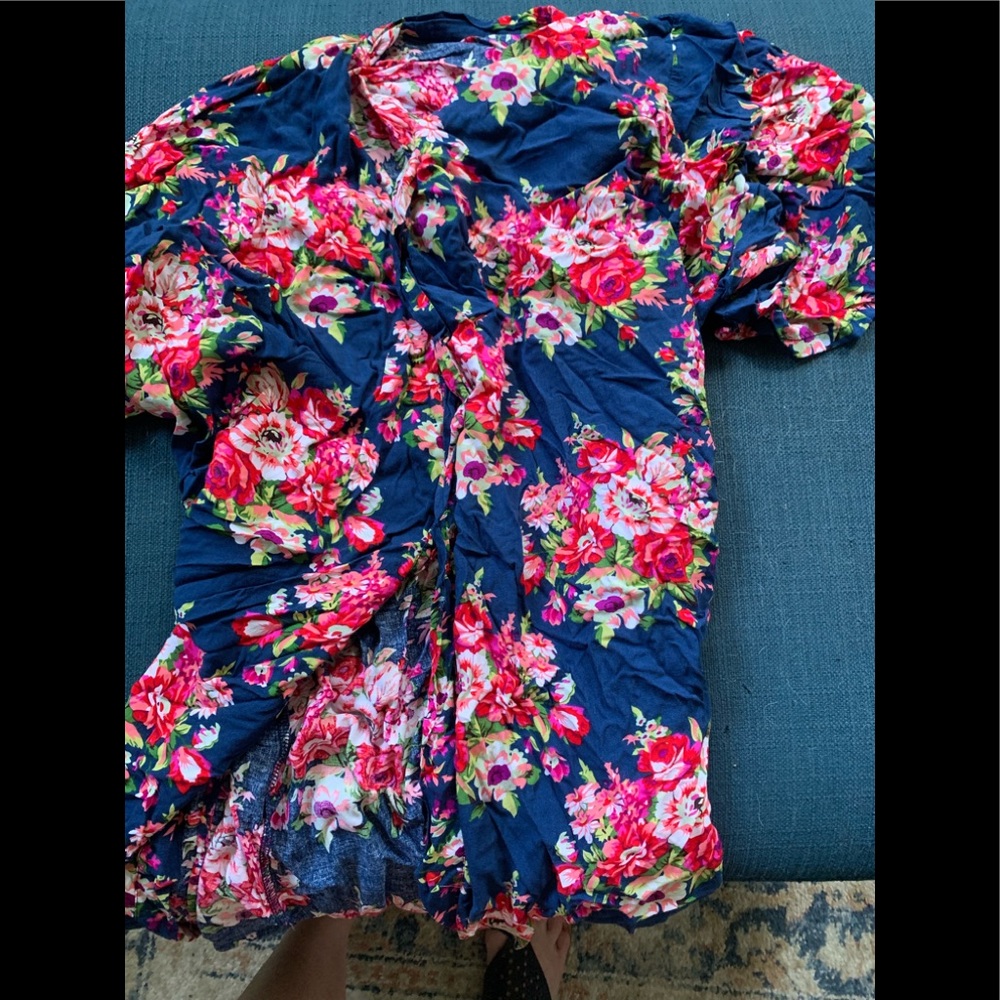 Floral robe